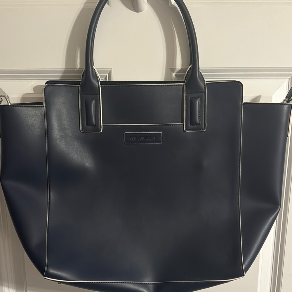 Vera Bradley Navy Tote with Minimalist Design